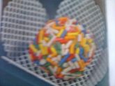 brigadeiro colorido com recheio de chocolate
